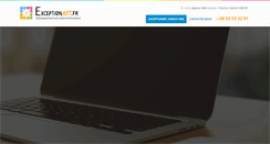 Desktop Screenshot of exceptionnet.fr